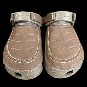 Crocs Yukon Vista II Clogs Mens Espresso Slip-On Adjustable Straps Classic Sz 10